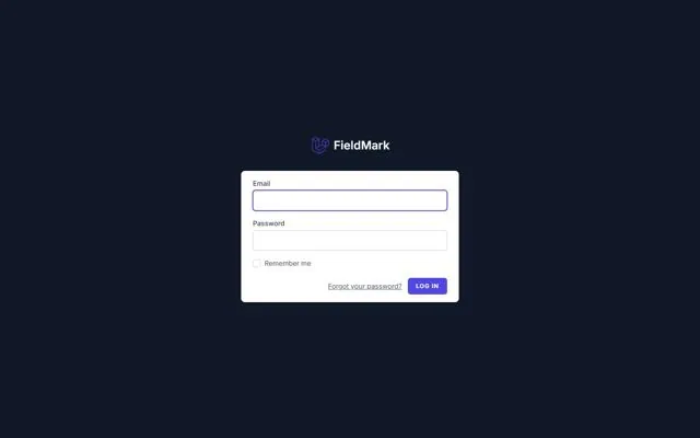 FieldMark — Sign in