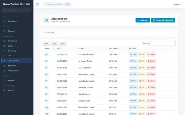 ProdBooks screenshot